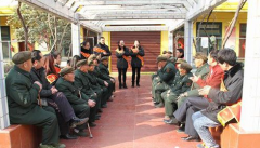公司共同攜手部門各級(jí)主管探訪退伍軍人